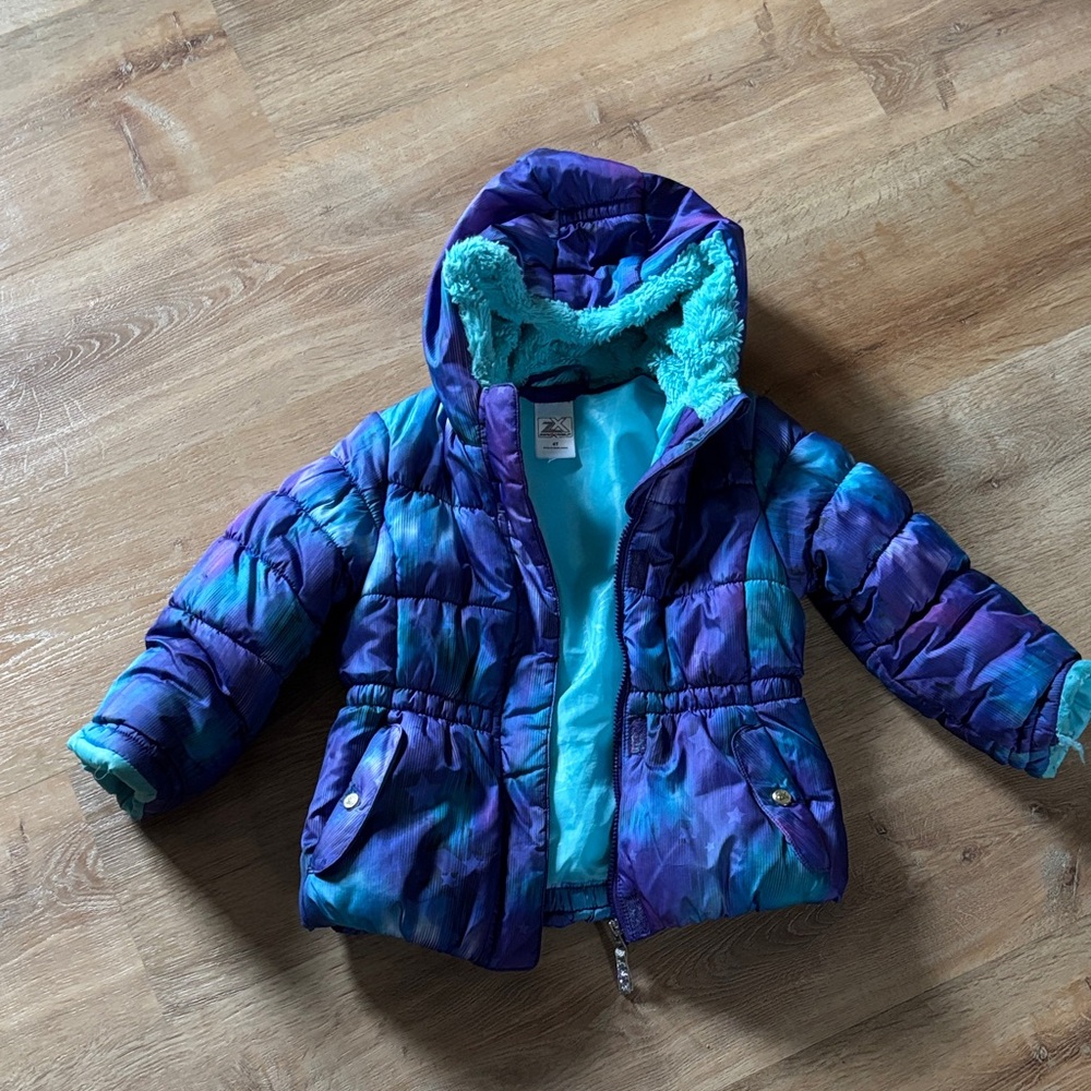 ZeroXposur Aqua and Violet Jacket
